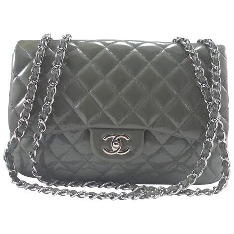 grey chanel purse|classic quilted chanel bag.